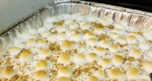 Fudgy S'mores Brownie Bars