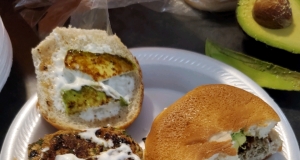 Cilantro Chicken Burgers with Avocado
