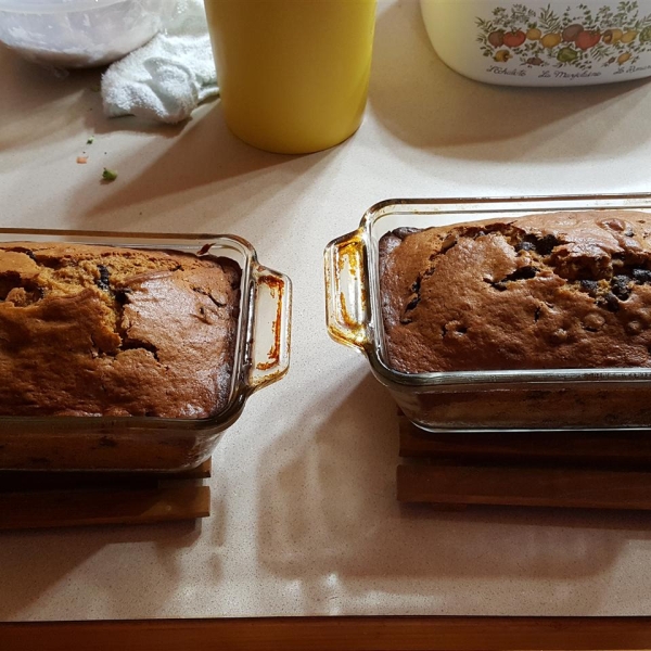 Chocolate Chip and Pumpkin Bread