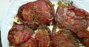 Heirloom Tomato Toast with Feta