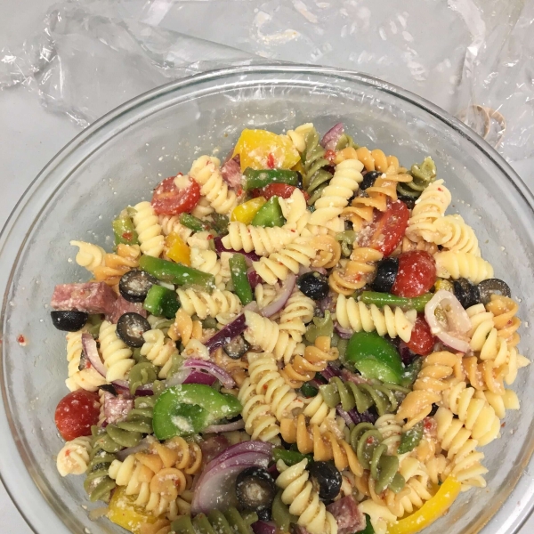Salami Lover's Italian Pasta Salad