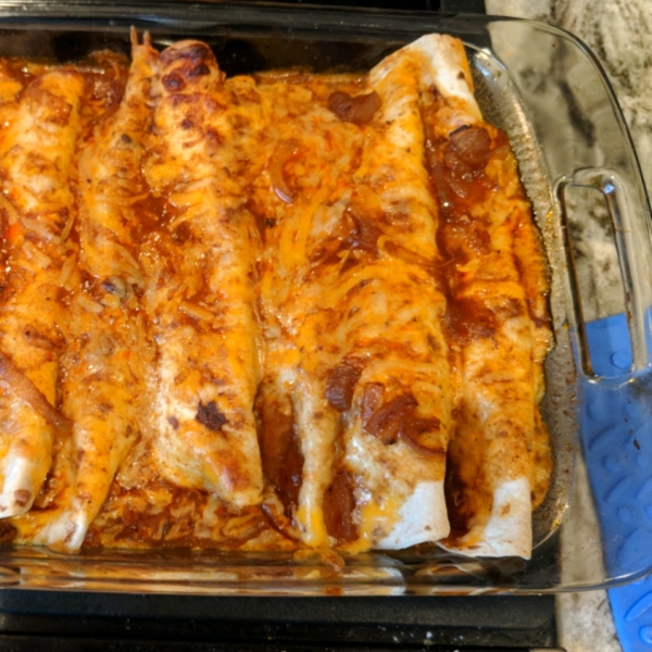 Slow Cooker Beef Enchiladas