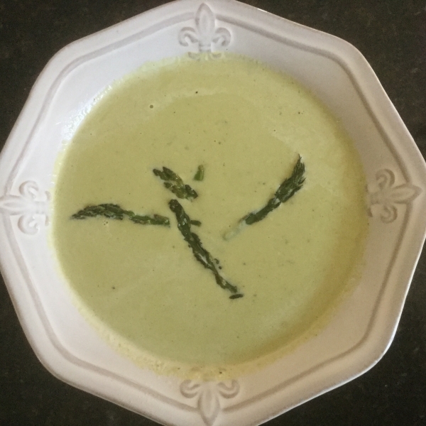 Spicy Cream of Asparagus Soup