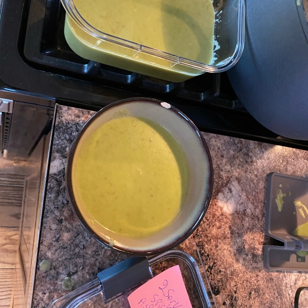 Spicy Cream of Asparagus Soup