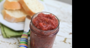 Quick Rhubarb Chia Jam