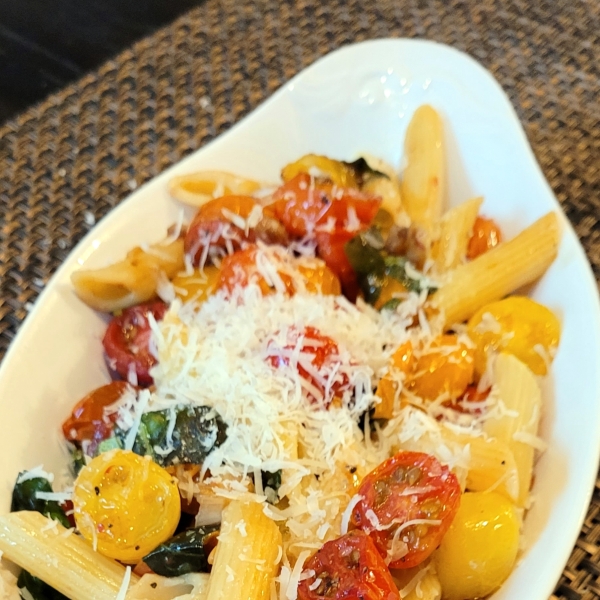 Roasted Cherry Tomato Pasta