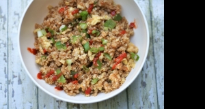 Healthy Asian-Inspired Quinoa and Egg Breakfast