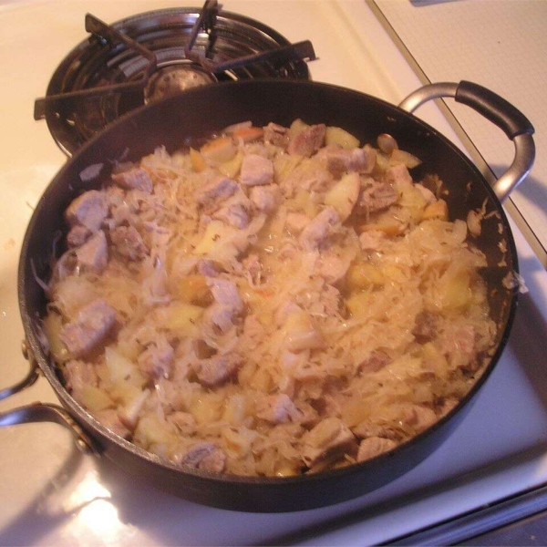Great Grandma's Pork and Sauerkraut