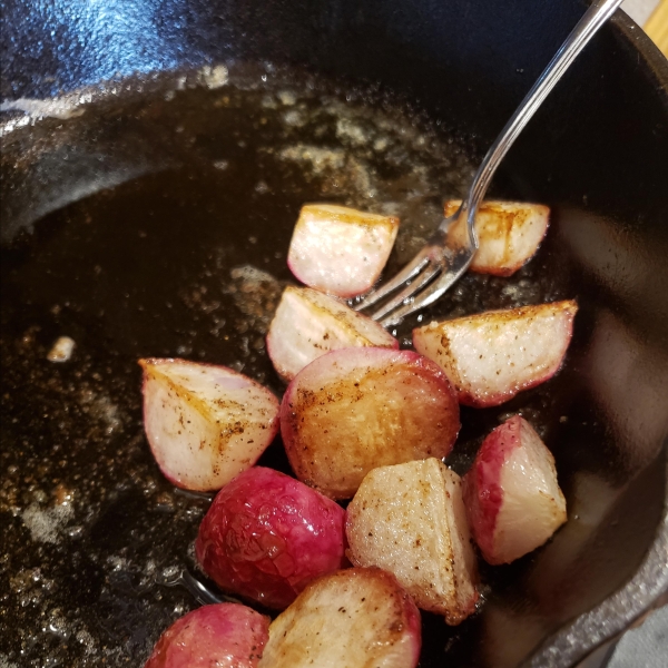 Sautéed Radishes