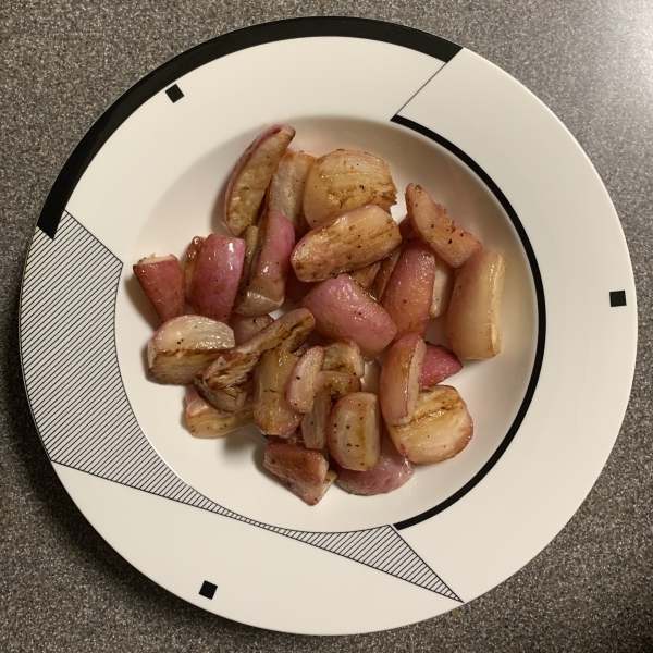 Sautéed Radishes