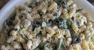 Artichoke Asparagus Pasta Salad