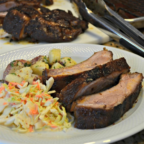 Sweet & Spicy Asian Style BBQ Back Ribs