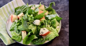 Autumn Salad with Caramel-Sesame Dressing