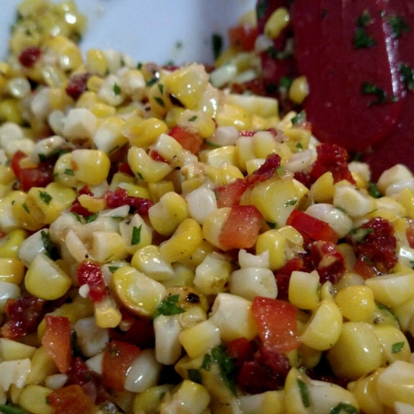 Corn Off the Cob Salad