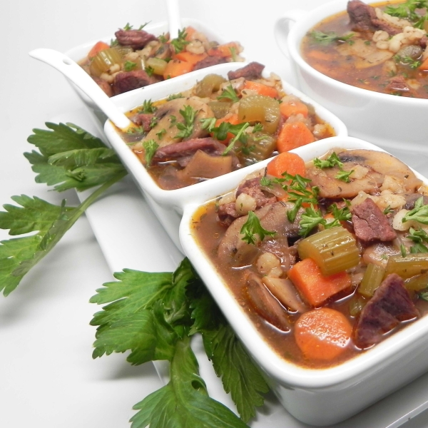 Instant Pot® Beef And Barley Soup