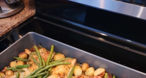 Greek Lemon Chicken and Potato Bake