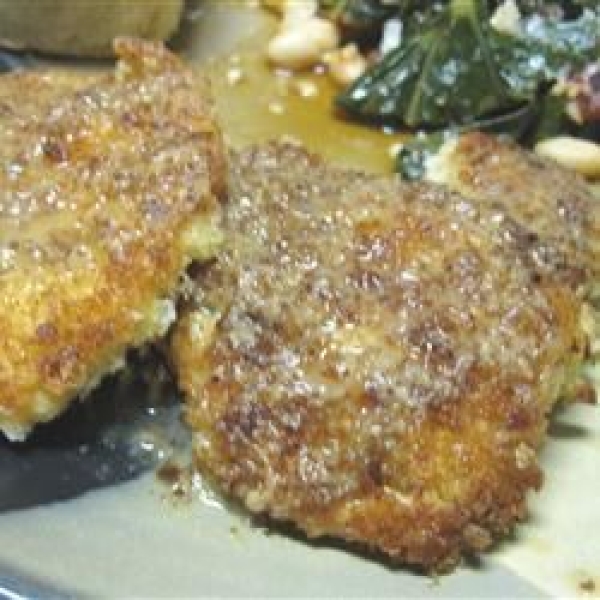 Crispy Chicken Topped with Maple-Mustard Sauce