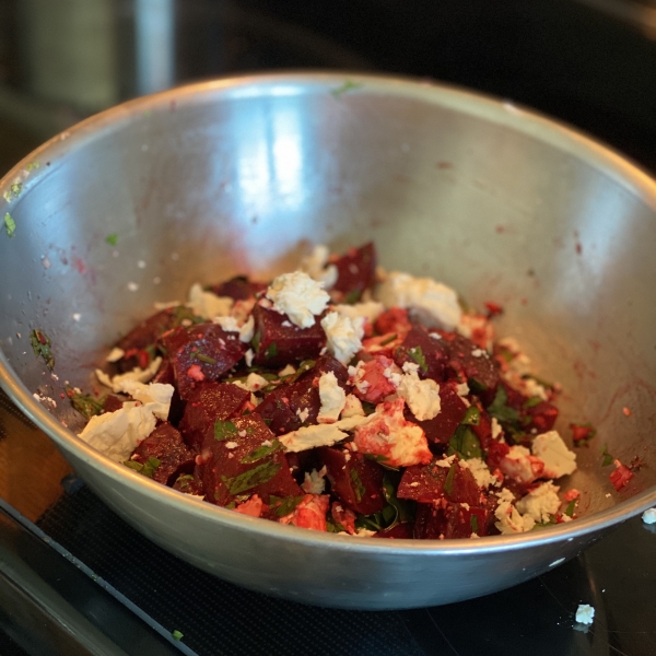 Roasted Beets with Feta