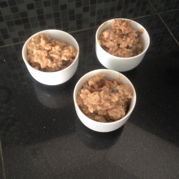 Rice and Raisin Breakfast Pudding