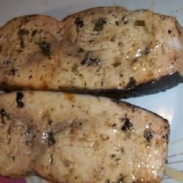 Spicy Grilled Swordfish