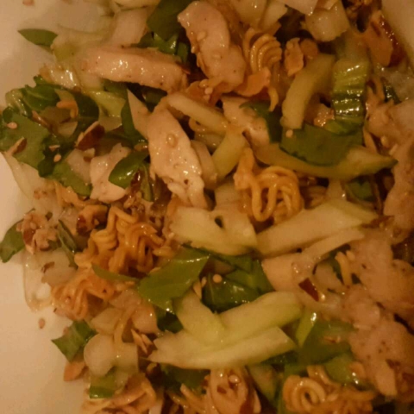 Crunchy Ramen-Bok Choy Salad