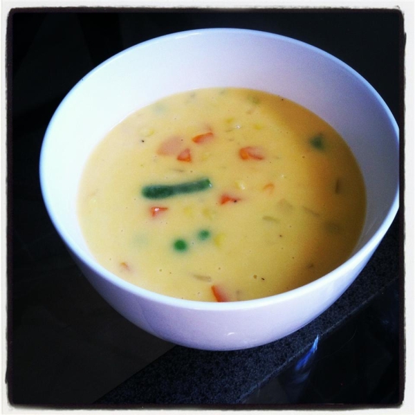 Vegetable Cheesy Soup
