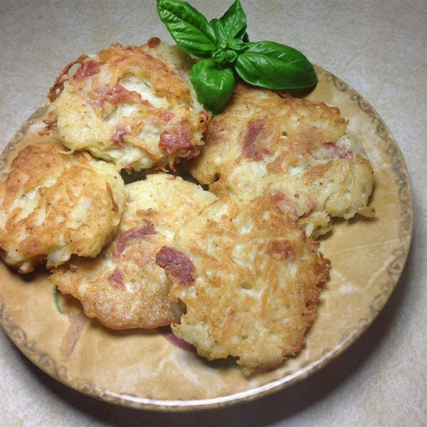 Polpette di Patate Fritte (Potato and Prosciutto Fritters)