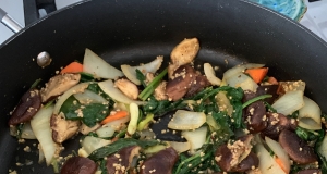 Cameroonian Fried Spinach