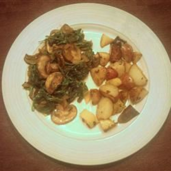 Cameroonian Fried Spinach