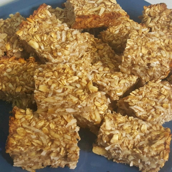 Vegan Coconut-Oat Bars