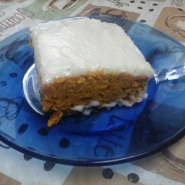 Iced Pumpkin Spice Cake