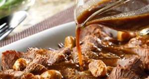Braised Brisket with Garlic