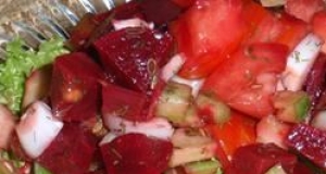 Dilly Tomato and Beet Salad