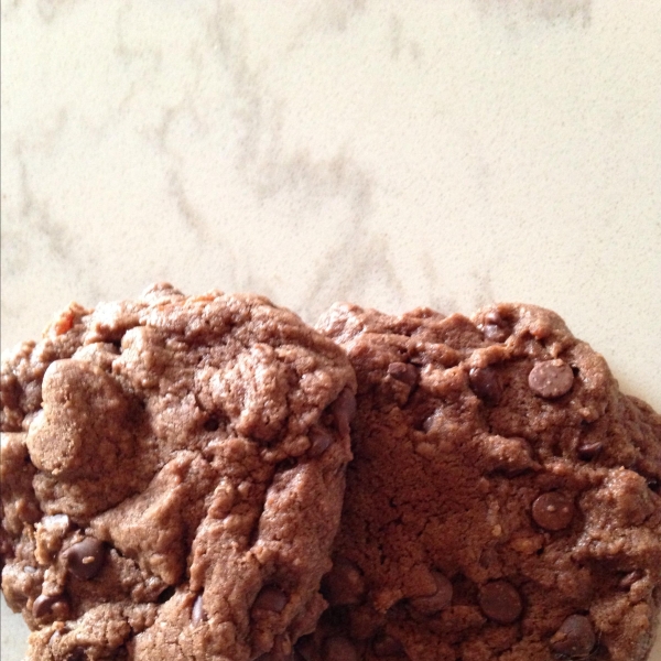 Chocolate-Chocolate Chip Bacon Cookies