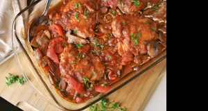 Baked Chicken Cacciatore