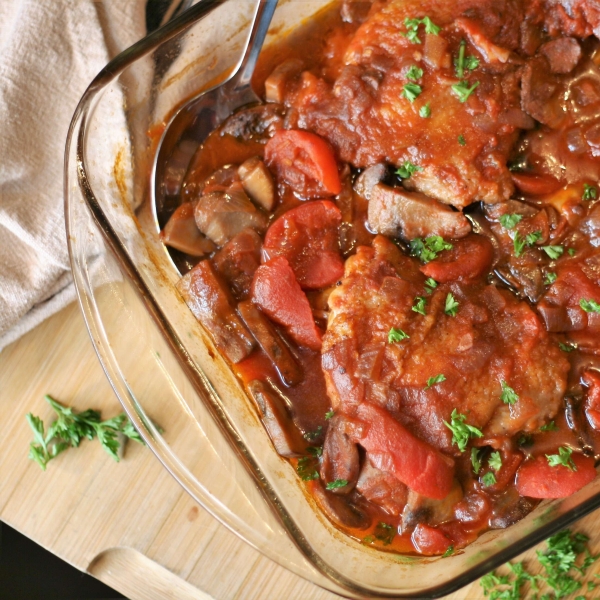 Baked Chicken Cacciatore