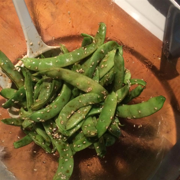 Asian Sugar Snap Pea Appetizer