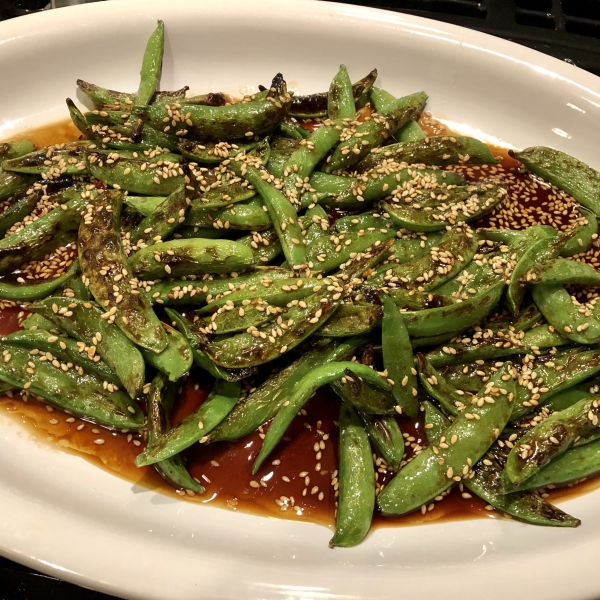 Asian Sugar Snap Pea Appetizer