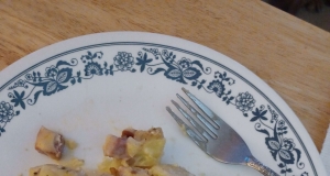 Leftover Ham -n- Potato Casserole