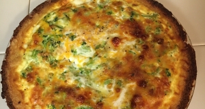 Broccoli Quiche with Mashed Potato Crust