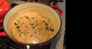 Cheesy Chicken Poblano Chowder