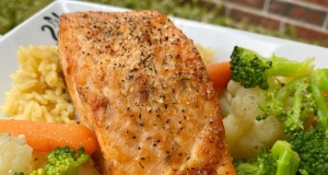 Air Fryer Salmon for One