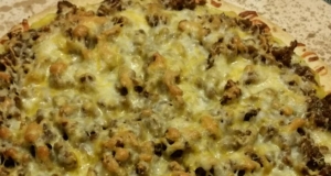 Quick Beef Pizza