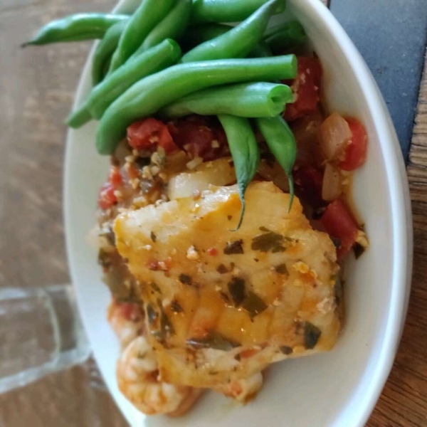 Cod in Tomatoes with Wine