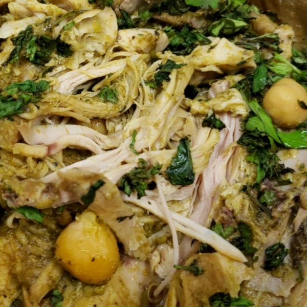 Spicy Indian Chicken with Green Masala