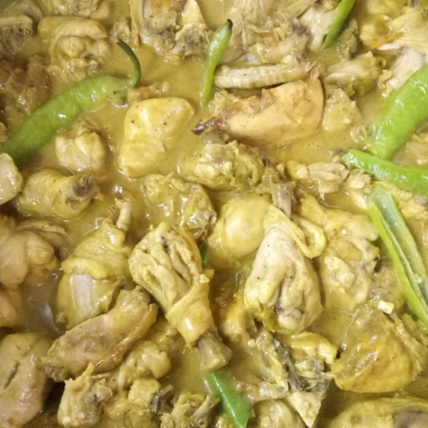 Spicy Indian Chicken with Green Masala
