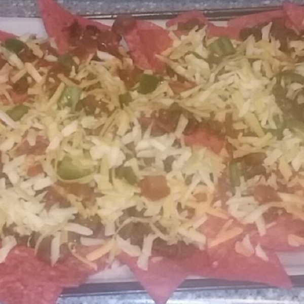 Spicy Beef Nacho Bake