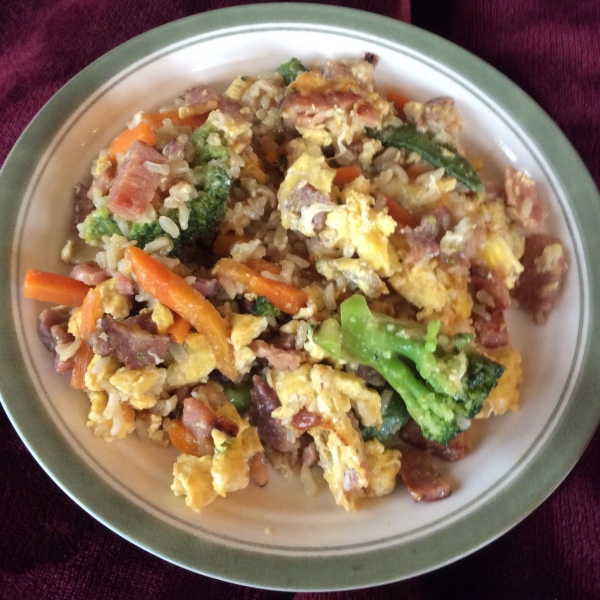 Leftover Ham and Vegetable Medley