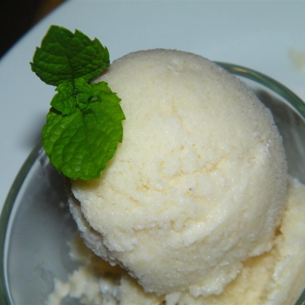 Melon Maple Frozen Yogurt