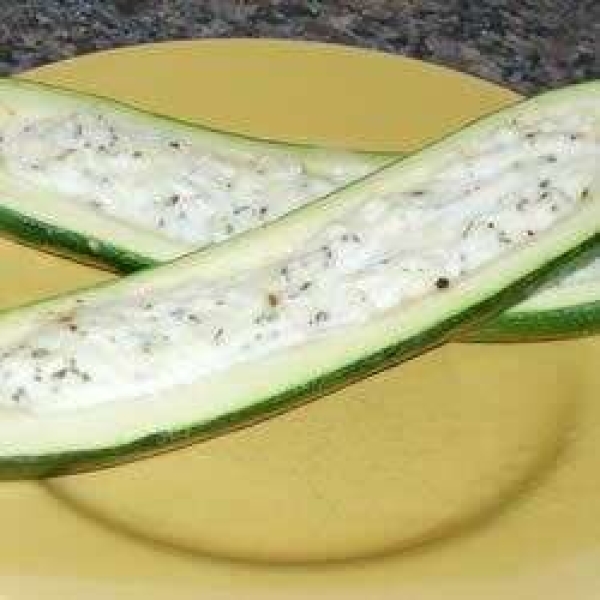 Ricotta-Stuffed Zucchini